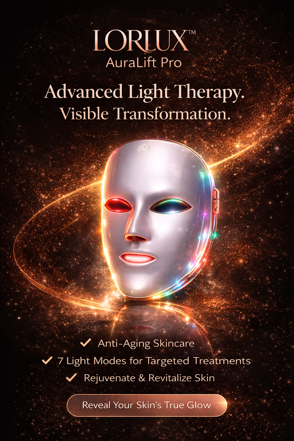LorLux™ AuraLift Pro LED Beauty Mask